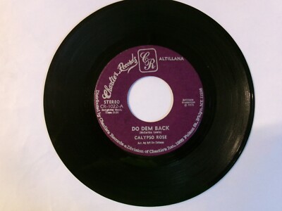 45 Calypso Rose -MR. FRENCHIES / DO DEM BACK 1975 Charlie's VG+
