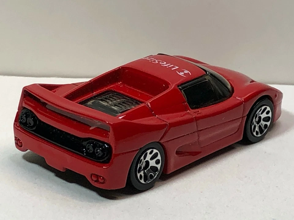 MATCHBOX MB75 FERRARI F50 "LIFESIZE" ASAP PROMOTIONAL METAL BASE & FLOWER WHEELS - Image 2 of 4