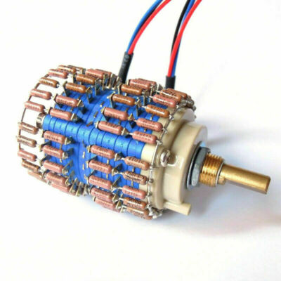 HIFI 24-Step Stereo Attenuator Potentiometer 10K 100K 250K  Resistance New