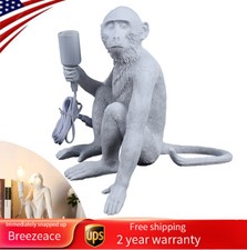 Monkey Table Light Resin Desk Accent Lamp for Children's Living Room Bedside USA