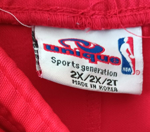 Pantalones Cortos De Baloncesto Deportivos Únicos NBA Conferencia Este Oeste Parches 2XL De Colección - Imagen 5 de 7