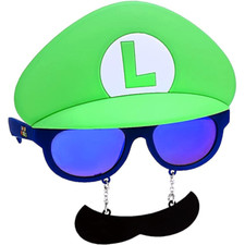 Nintendo Super Mario Bros Sunglasses Sun-Staches of the Character Luigi UV400