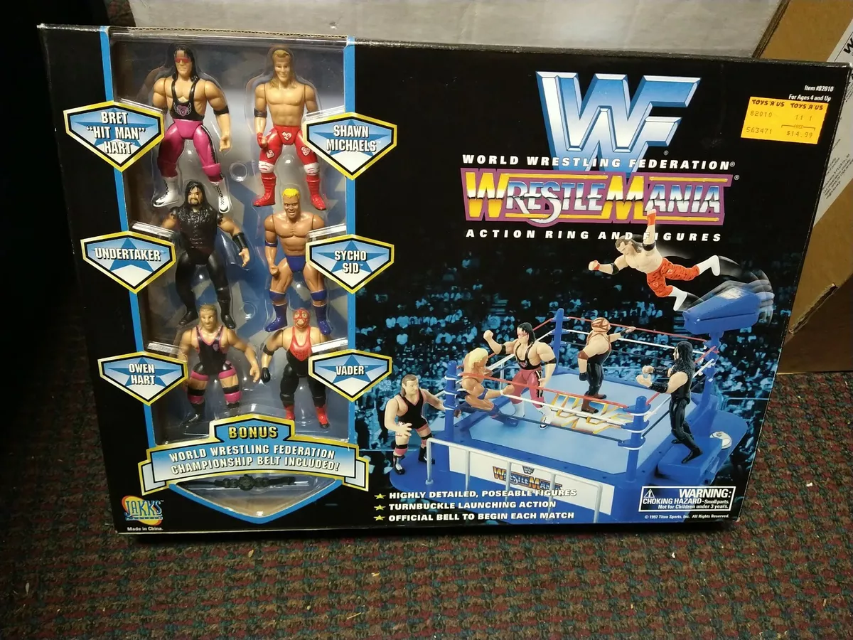Wwf jakks hotsell mini ring