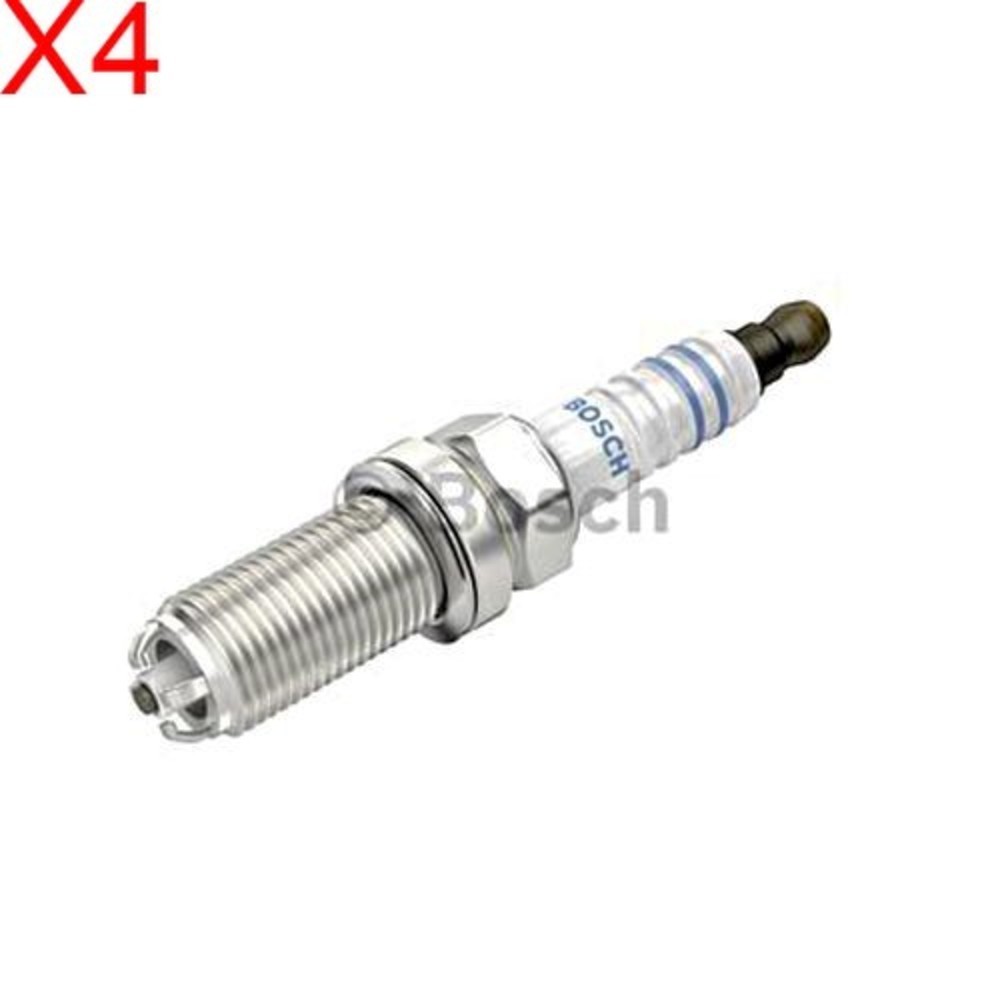 BOSCH Spark Plug 4pcs For VOLVO V50 S40 II 2 C70 Convertible C30 MS 2.4L 2004-