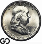 1948 Franklin Half Dollar, Frosty Gem BU++