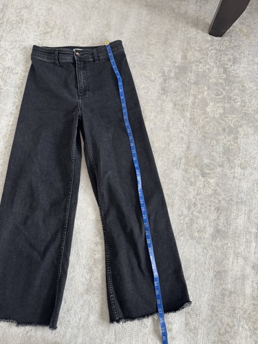 Billabong Wide Leg High Rise Womens Black Jeans Size 28 - Bild 5 von 6