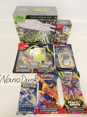 Pokemon TCG: ME03 Perfect Order Bundle Deal Lot of  7 - Sealed Mixed Selection