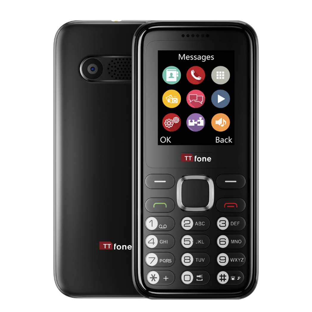 Ttfone Black Used - Tt150 Dual Sim Mobile With Usb Cable - Image 2
