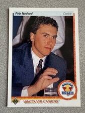 1990-91 Upper Deck French Petr Nedved Rookie Card #353 Vancouver Canucks. rookie card picture