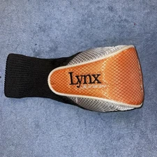LYNX Hybrid Rescue Club Head Cover Black/Orange Headcover
