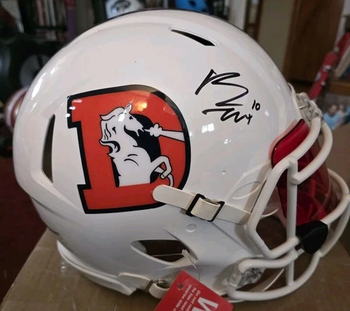 BO NIX Signed Autographed Denver Broncos Full Size AUTHENTIC Helmet Beckett