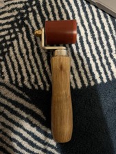 40mm Silicon Seam Hand Pressure Roller Flat Single Ply Roofing PVC Wood Handle