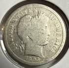 1893-S Barber Dime 10C Silver Coin - VG Detail (U18)