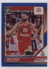 2024-25 Panini Donruss EuroLeague Optic Blue Prizm 25/49 Alec Peters #132 14mf
