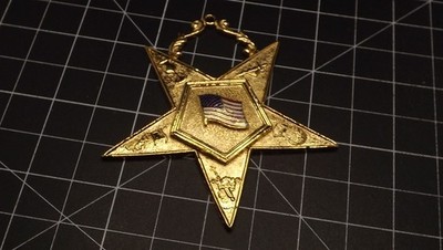 O.E.S. Officer Jewels   Heavy Gold Plate   Order of Eastern Star GUARANTEED 