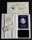 FRANKLIN MINT 1969 FIRST STEP ON THE MOON EYEWITNESS STERLING SILVER MEDAL