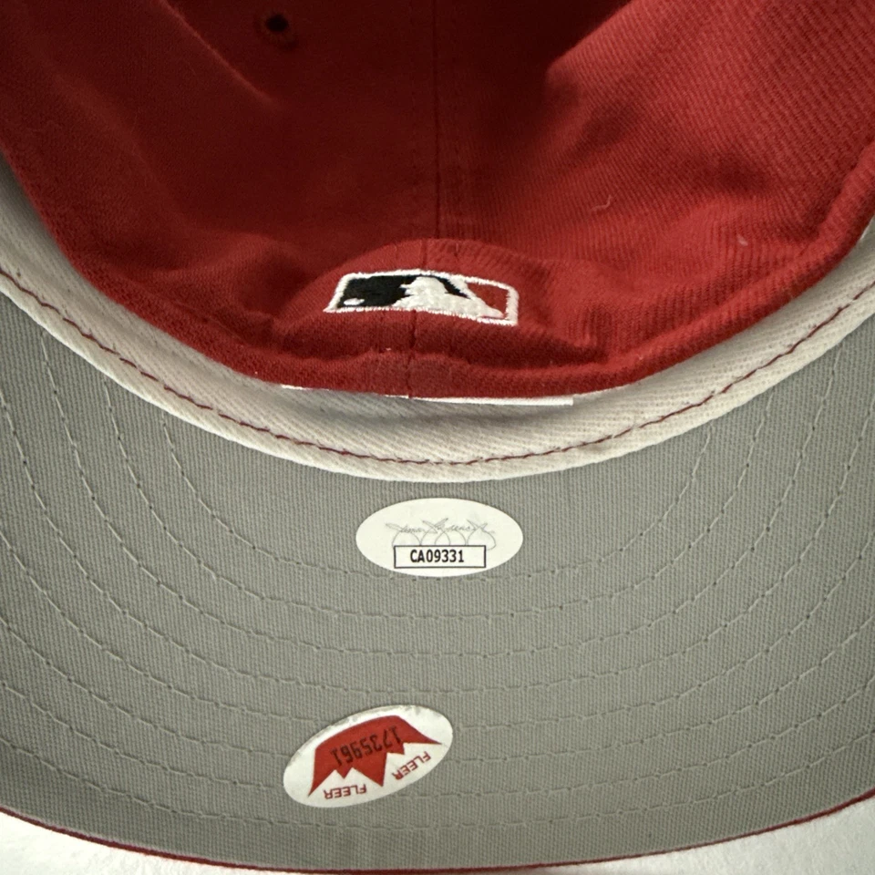 ПОДЛИННАЯ ШЛЯПА LANCE BERKMAN HOUSTON ASTROS С ПОДПИСЬЮ NEW ERA - Изображение 2 из 2