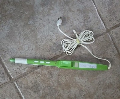 Vintage Clariol Crazy Curls Curling Iron Steam Green 1970s Model 200 Denmark