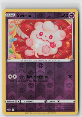 Swirlix Reverse Holo Common SWSH06: Chilling Reign 067/198 NM
