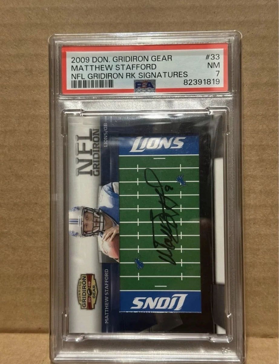 Matthew Stafford Autographed Football Sports Trading Cards