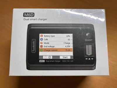 ToolkitRC M6D 500w DC Dual Channel Charger For 1-6S Lipo Battery