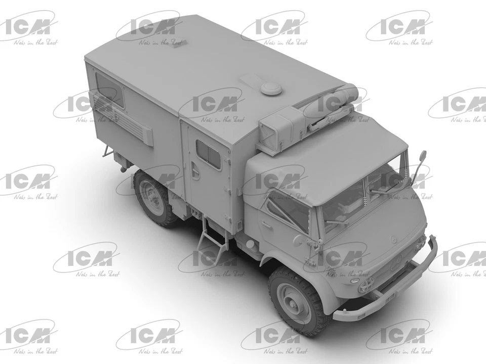 Modellino camion militare 1/35 Unimog S 404 German military truck ICM 35136 - Immagine 3 di 4
