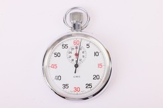 CWC Swiss Mechanical Stopwatch DHSS 2216/174 Vintage Working Timer Watch