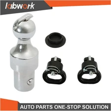 Labwork 60638 Puck System 2-5/16" Gooseneck Ball & Safety Chain Anchor Kit