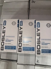 3 Pack Brand New Bosley MD Hair Regrowth Treatment For Men 2 Oz Exp 2024