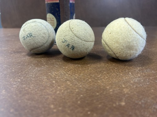 Vintage Wilson Championship Tennis Ball Empty Tin Advertising Early Can w/ Balls - Picture 15 of 20