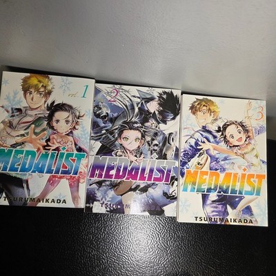 Medalist Vol. 1-3 Manga Set English Tsurumaikada Lot book lot softcover