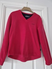 Womens Maine New England Sweatshirt Fleece - Size 14 - Berry