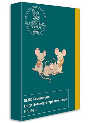 SEND Programme: Large Sensory Grapheme Cards: Phase 5 by Wandle Learning Trust a