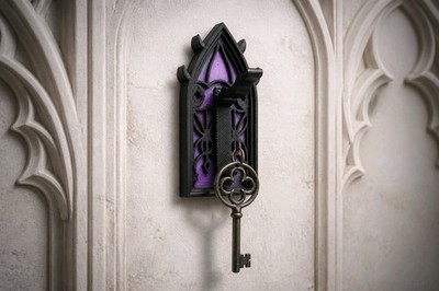 Gotischer Wandhaken schönes Design Dom Wandhaken V1
