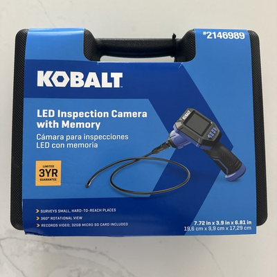 #ad Kobalt Handheld LED Inspection Camera w 32GB Memory Card amp; Hard Case New $47.99