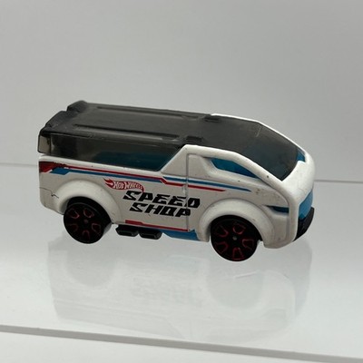 Hot Wheels The Vanster 2014 HW City Works Speed Shop matt weiß Druckguss-Auto 6a