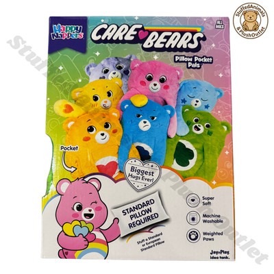 Happy Nappers Care Bears Goodluck Bear Pillow Pocket Pal Plush KIDS Huggable