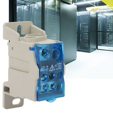 Din Rail Terminal Block Distribution Box Electric Wire Connector Universal Power
