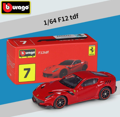 Bburago 1:64 Ferrari F12 TDF Diecast Metal Model Vehicle Car New