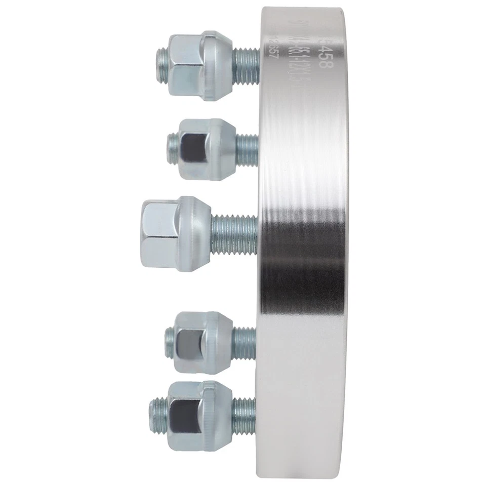 2 peças 1" 5x4.5 adaptadores de roda 5x110 5x114.3 12x1.5 compatível com Chevy HHR cobalto Malibu - Imagem 4 de 4
