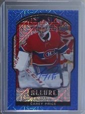 2020-21 Upper Deck Allure Blue Line Auto 9/35 Carey Price #55 Auto 0zu