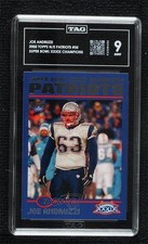 2005 New England Patriots Super Bowl XXXIX Champions Joe Andruzzi #35 TAG 9 0v2k