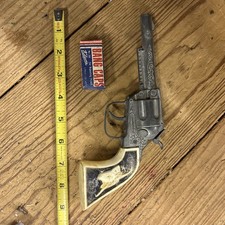 Vintage The Texan by Hubley 50 Shot Repeating Pistol Cap Gun 1950 s Rare Nice