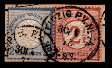 German Reich 20, 29 stamped on cover, deeply tested summer BPP #HG584