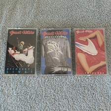 Great White Vintage 3-Cassette Lot: On Your Knees, Recovery LIVE , Twice Shy