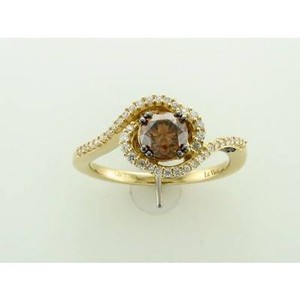 LeVian 14K Yellow Gold Chocolate Dimaond 1.14 cts cocktail Ring Size 6.5