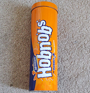 McVitie's Hobnobs Orange Biscuit Tin