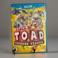 Captain Toad: Treasure Tracker (Nintendo Wii U, 2014) no Manual Disc Is Clean