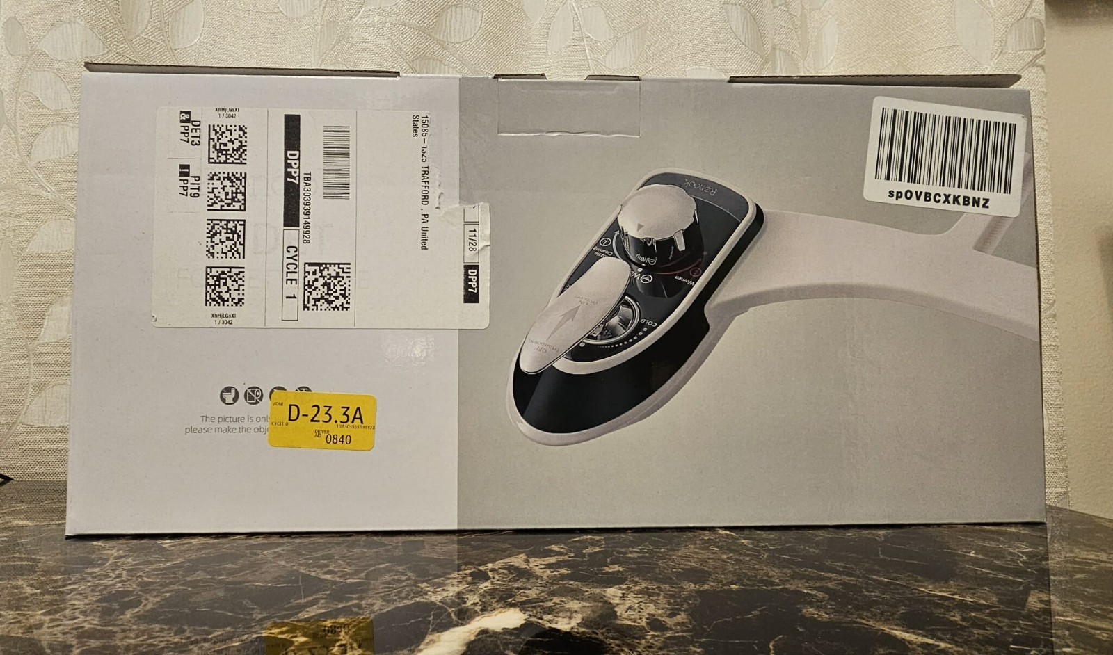 Renook Bidet Attachment – NEW – Dual Nozzle, Adjustable Pressure, Easy Install