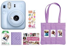 FUJIFILM Instax Mini 12 Holiday Bundle 2025 - Pastel Blue
